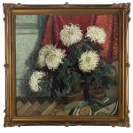 Jakub Pfefferberg (1900 Kraków - 1943 Stalowa Wola), White Chrysanthemums, 1929.