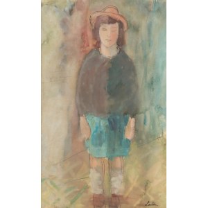 Zygmunt Landau (1898 Lodz - 1962 Tel Aviv), Portrait of a girl, 1936.