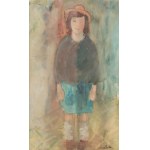 Zygmunt Landau (1898 Łódż - 1962 Tel Aviv), Portret dziewczynki, 1936 r.