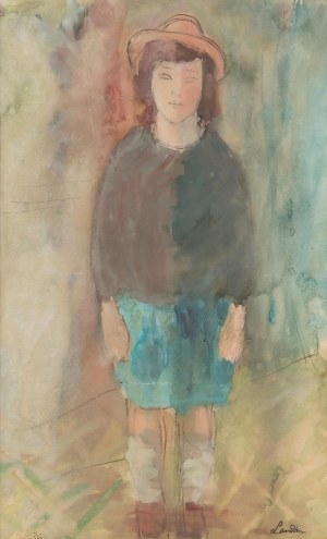 Zygmunt Landau (1898 Łódż - 1962 Tel Aviv), Portret dziewczynki, 1936 r.