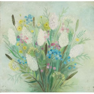 Alicja Hohermann (1902 Warschau - ca. 1943 Lager Treblinka), Blumenstrauß aus weißem Flieder, 1938.