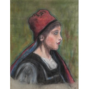 Jean Peské (1870 Gołta/Ukraina-1949 Le Mans), Femme au faoet