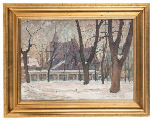 Aleksander Boba (1899-1944), Kraków, Planty przed kościołem Św. Krzyża