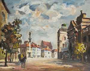 Stanisław Jan Łazorek (1938 Aksamanice-2000 Kazimierz Dolny), Plac Zamkowy