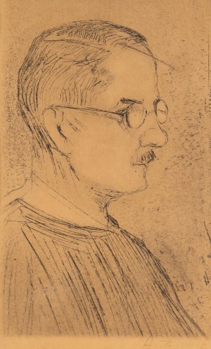 Stanisław Szwarc (1880-1953 Kraków), Portret mężczyzny