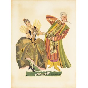 Zofia Stryjeńska (1891 Kraków - 1976 Geneva), Polonaise, from the series Polish Dances