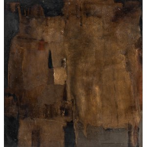 Jerzy Swiecimski (b. 1927), Composition in brown and black