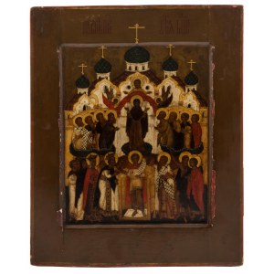 Icon - Pokrov, Russia, late 18th century.
