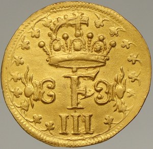 Ferdinand III. Žeton ke korunovaci na římského krále v Řezně 30.12.1636.