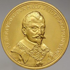 Valdštejn. Albrecht Václav Eusebius (1624-34). REPLIKA medaile z r. 1631