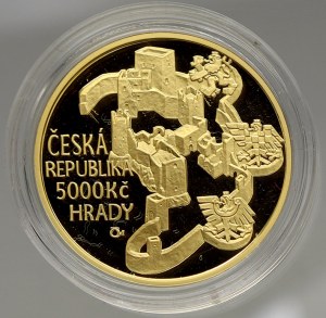 ČR. 5000 Kč 2018 hrad Rábí