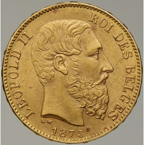 Belgie. Leopold II. (1865-1909). 20 frank 1875