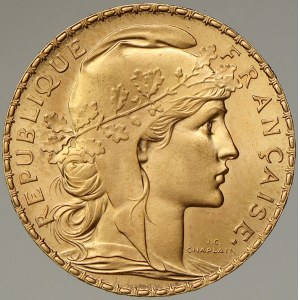 Francie. III. Republika (1870-1940). 20 frank 1909