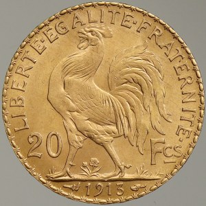 Francie. III. Republika (1870-1940). 20 frank 1913
