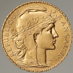 Francie. III. Republika (1870-1940). 20 frank 1913