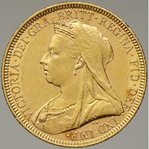 Velká Británie. Viktorie (1837-1901). 1 libra 1894 M