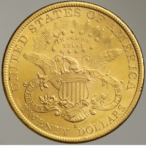 USA. 20 dollar 1899 S San Francisco