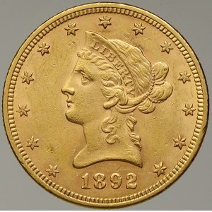USA. 10 dollar 1892 Philadelphia