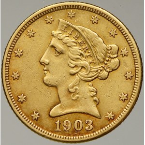 USA. 5 dollar 1903 Philadelphia