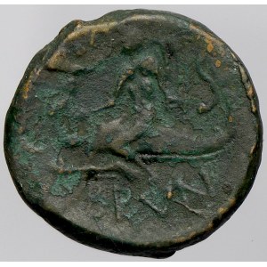 Řecko. Calabria-Brundisium. Semis AE21 (200-89 př.n.l.)