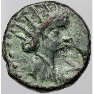 Řecko. Sicílie-Entella. AE20 (konec 2. stol. př.n.l.), kontramarka