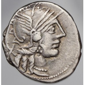 Řím - republika. C. Porcius Cato (123 př.n.l.). Denár