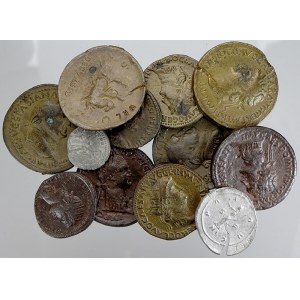 kopie. Soubor kopií římských mincí s označením WRL Britského muzea
