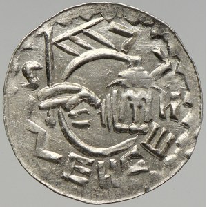 Vratislav II. (1061-92). Denár. Cach-354. nedor.
