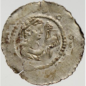 Vladislav I. (1120-25). Denár. Cach-557. nedor. opisy., napr. ražbou