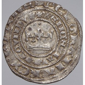 Václav II. (1278-1305). Pražský groš (3,70 g). Sm.-2