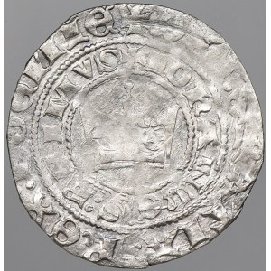 Jan Lucemburský (1310-46). Pražský groš (3,25 g). Cast.-V./28. nedor.
