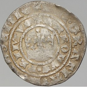 Karel IV. (1346-78). Pražský groš (3,38 g). Pinta-I.a/1. nedor.