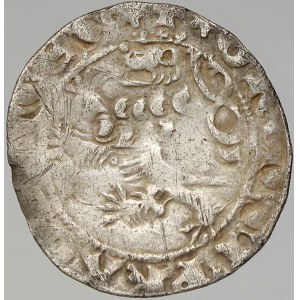 Karel IV. (1346-78). Pražský groš (3,38 g). Pinta-I.a/1. nedor.