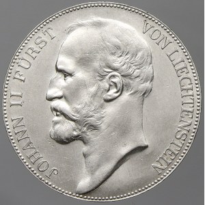 Liechtenstein. Johann II. (1858-1929). 5 KR 1904.