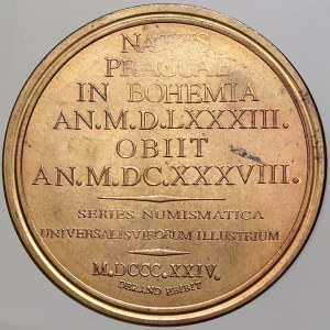 Valdštejn. Pam. med. z numismatické řady vydavatele Duranda s let. 1824.