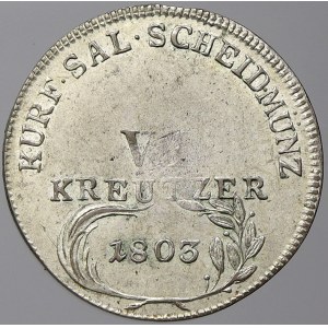 Salzburg, arcibiskupství. VI krejcar 1803