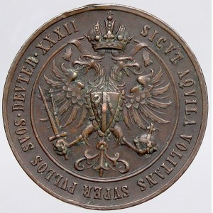 Rakousko. Křestní medaile b.l.