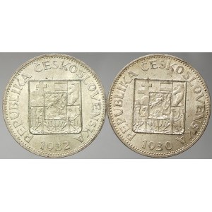 Československo 1919 – 1938. 10 Kč 1930, 1932