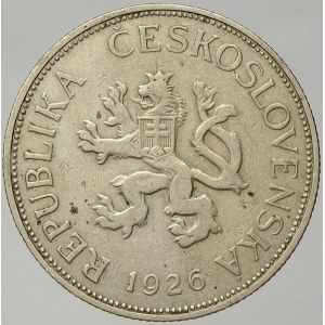 Československo 1919 – 1938. 5 Kč 1926