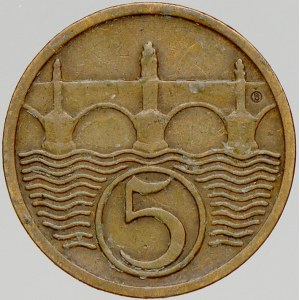 Československo 1919 – 1938. 5 hal. 1932