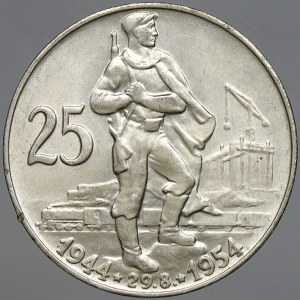 Československo 1953 - 1992. 25 Kčs 1954 SNP