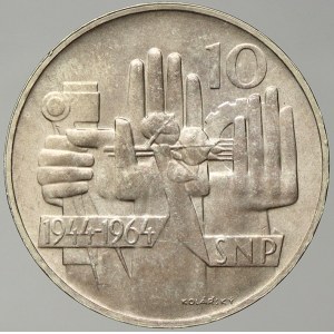 Československo 1953 – 1992. 10 Kčs 1964 SNP