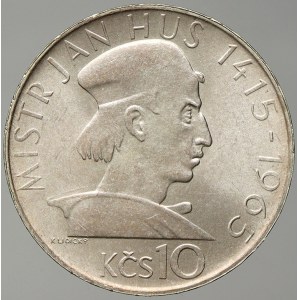 Československo 1953 – 1992. 10 Kčs 1965 Jan Hus