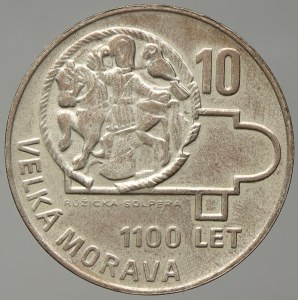 Československo 1953 – 1992. 10 Kčs 1965 Velká Morava