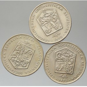 Československo 1953 – 1992. 2 Kčs 1973, vlnovka na hraně