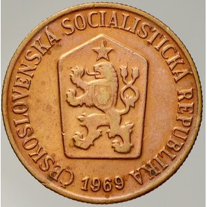 Československo 1953 – 1992. 50 hal. 1969 bez teček. nevhodně čištěn