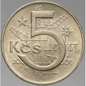 Československo, ČR -  ZMETKY. 5 Kčs 1968, rub otočen o 90°