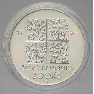 Česká republika 1993 – nyní. 200 Kč 1994 Životní prostředí, karta