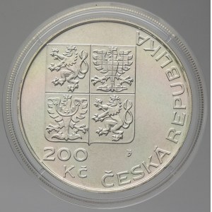 Česká republika 1993 – nyní. 200 Kč 1995 OSN, karta