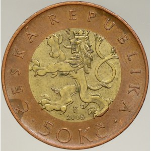 Česká republika 1993 – nyní. 50 Kč 2005. n. hr., skvrnky